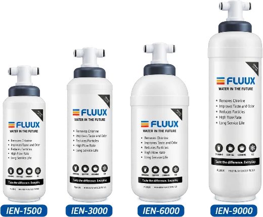 FLUUX IEN-1500, IEN-3000, IEN-6000 and IEN-9000 water filters